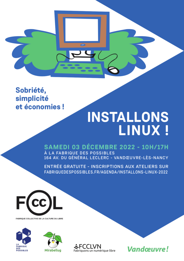 Affiche de l'événement Installons Linux !